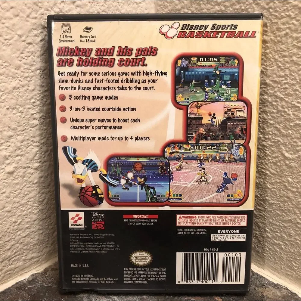 Game - Disney Sports Basketball - GAMECUBE